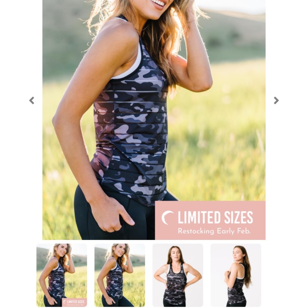 Zyia black Havana tank